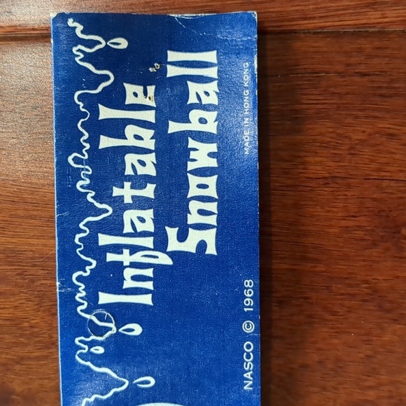 NWT Nasco vinyl inflatable snowball with a Snowman inside - Picture 13 of 16